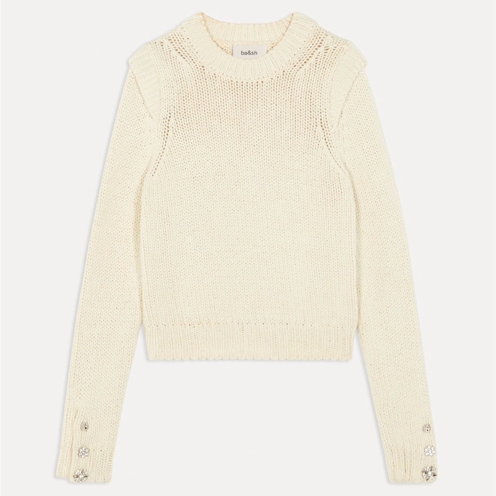 ba&sh Gray Knit Sweater